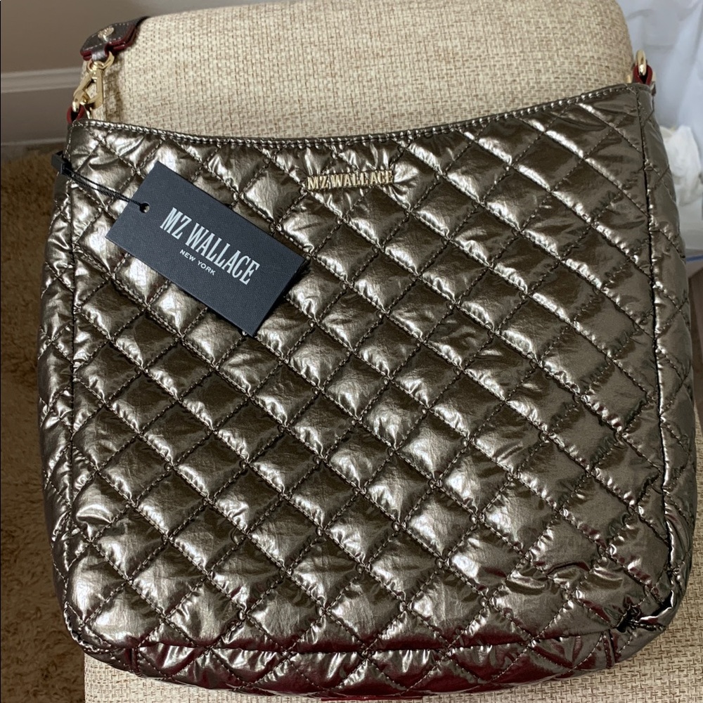 MZ Wallace Crosby Hobo bag in Moondust Metallic. NWT - Picture 2 of 13